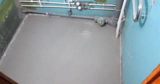 Наливной пол в туалете Искитим, цена от 898 руб.